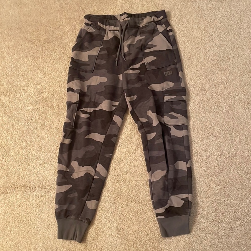 PINK cargo joggers size S